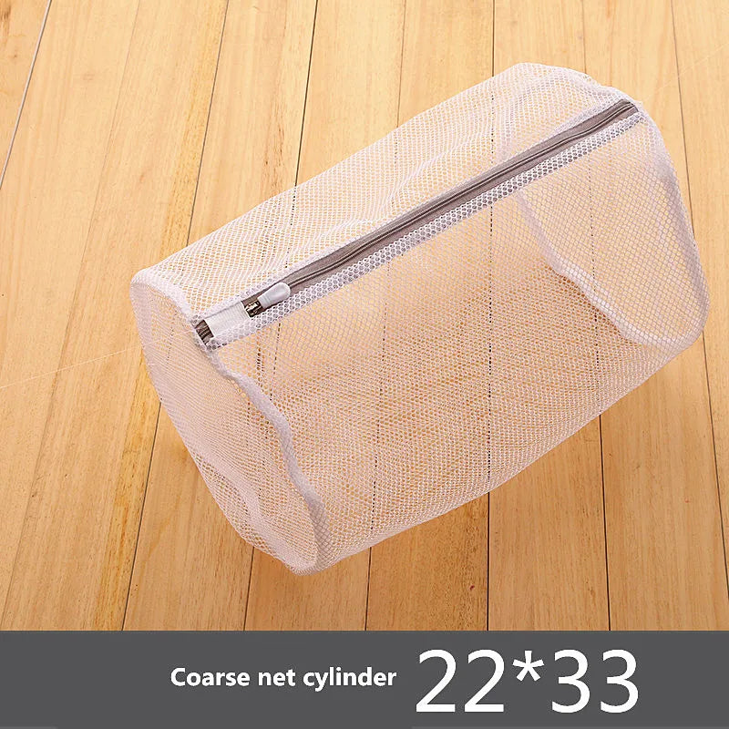 Sacs de lavage en maille à fermeture éclair gris Sac pour machine à laver domestique pour sous-vêtements de lessive