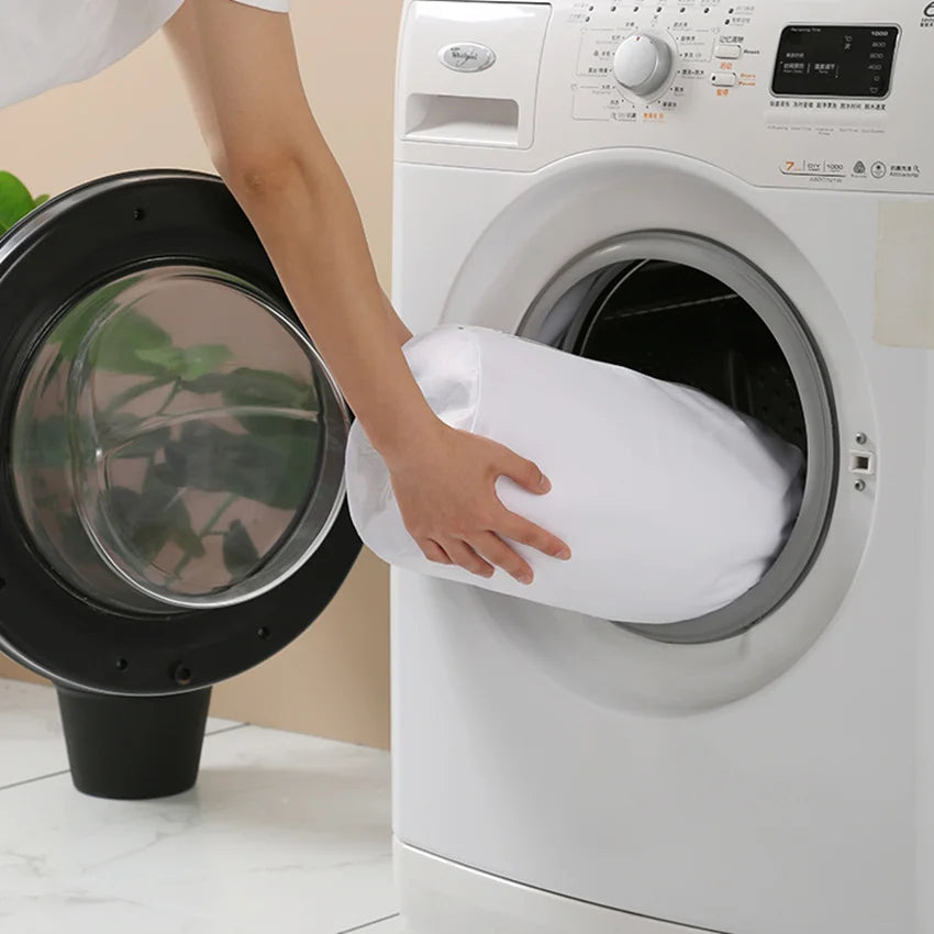 Sacs de lavage en maille à fermeture éclair gris Sac pour machine à laver domestique pour sous-vêtements de lessive