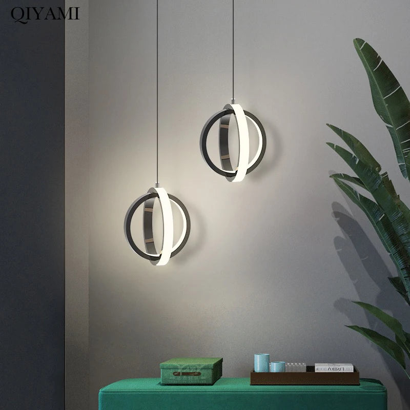 Modern LED Pendant Lights for Living Room Parlor Bedroom round Square Lamps Indoor Lighting Dropshipping Hanglamps Luminaire