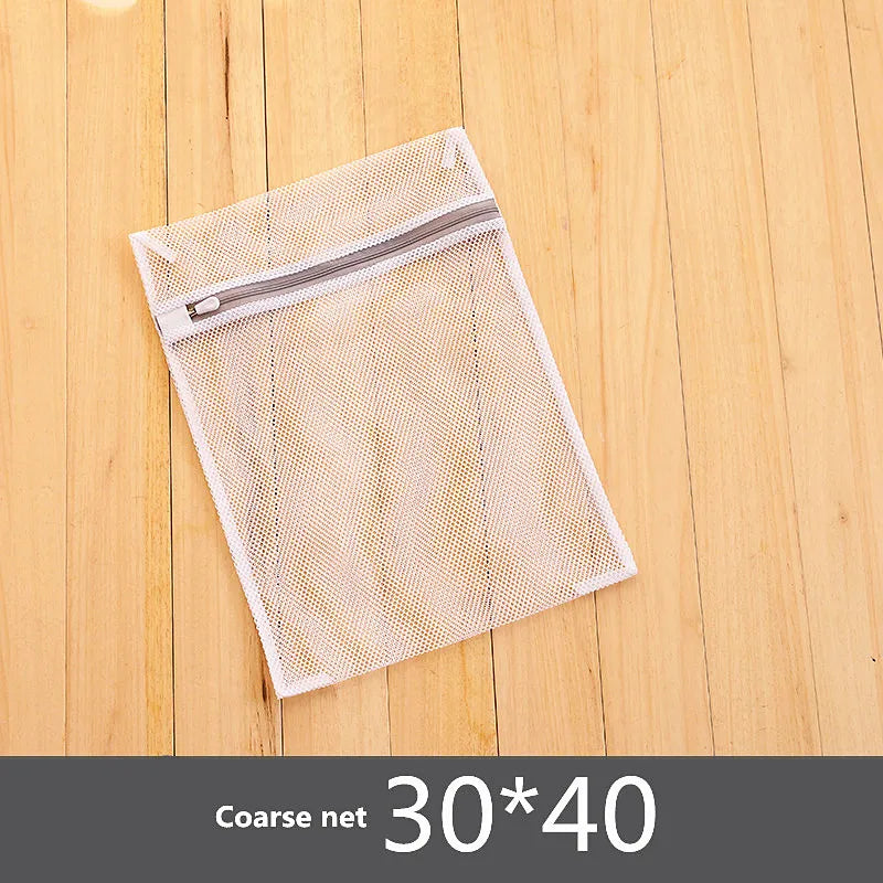 Sacs de lavage en maille à fermeture éclair gris Sac pour machine à laver domestique pour sous-vêtements de lessive