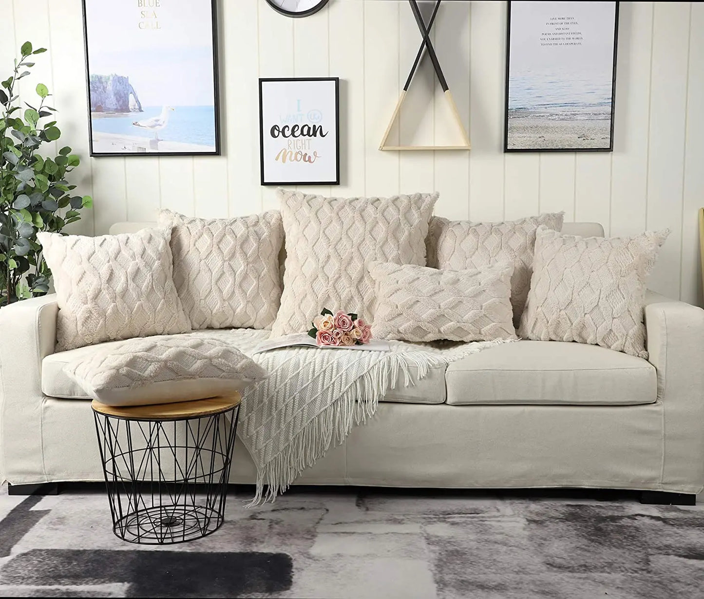 Housse de coussin décorative douce et confortable pour la maison, décor, taie d’oreiller, salon, chambre à coucher, canapé, housse de Noël