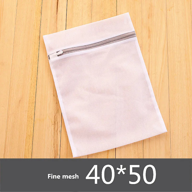 Sacs de lavage en maille à fermeture éclair gris Sac pour machine à laver domestique pour sous-vêtements de lessive