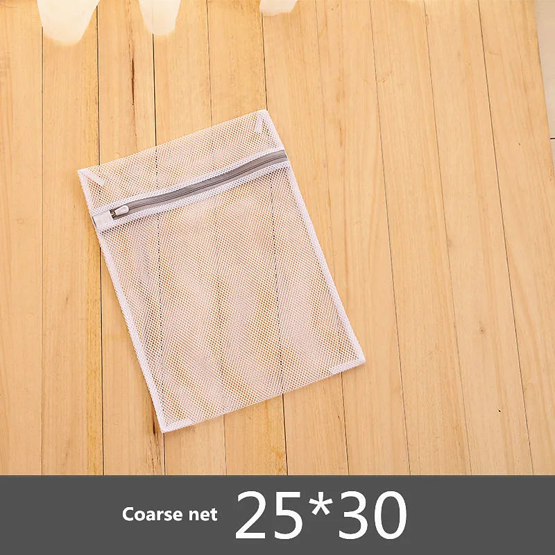Sacs de lavage en maille à fermeture éclair gris Sac pour machine à laver domestique pour sous-vêtements de lessive