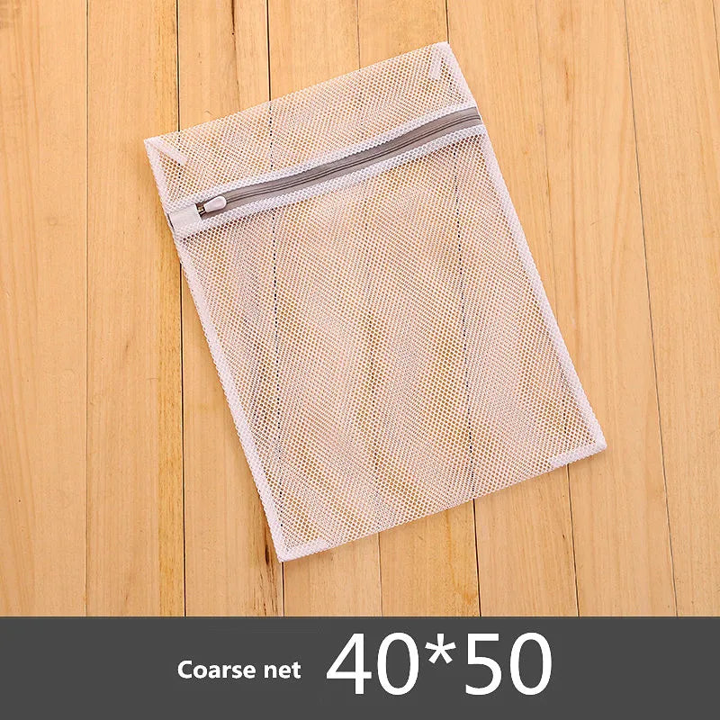 Sacs de lavage en maille à fermeture éclair gris Sac pour machine à laver domestique pour sous-vêtements de lessive