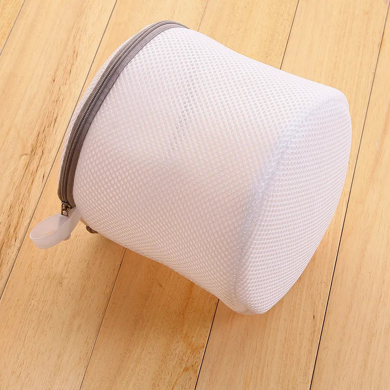 Sacs de lavage en maille à fermeture éclair gris Sac pour machine à laver domestique pour sous-vêtements de lessive