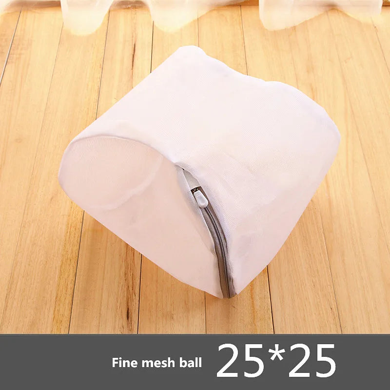 Sacs de lavage en maille à fermeture éclair gris Sac pour machine à laver domestique pour sous-vêtements de lessive