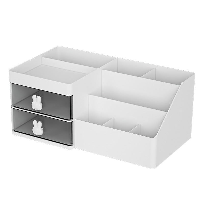 Boîte de rangement en plastique de haute qualité pour cosmétiques de bureau