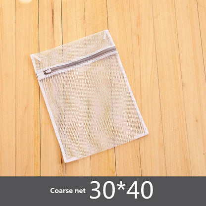 Sacs de lavage en maille à fermeture éclair gris Sac pour machine à laver domestique pour sous-vêtements de lessive 