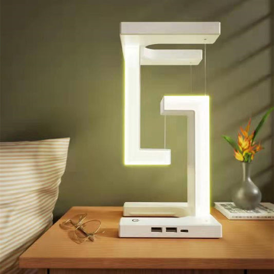 Lampe de table à chargement sans fil anti-gravité