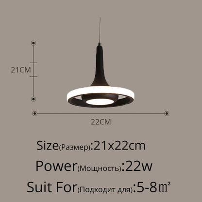 Modern LED Pendant Lights for Living Room Parlor Bedroom round Square Lamps Indoor Lighting Dropshipping Hanglamps Luminaire