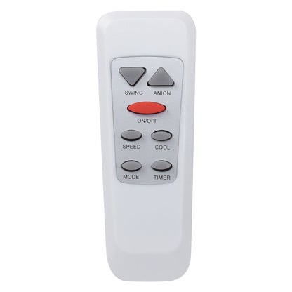 Refroidisseur D’Air 75W Portable Avec Télécommande Ecran LCD 3 Vitesses Minuterie 8H Réservoir D'Eau 6L 32X25X57Cm
