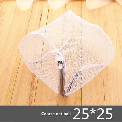 Sacs de lavage en maille à fermeture éclair gris Sac pour machine à laver domestique pour sous-vêtements de lessive 