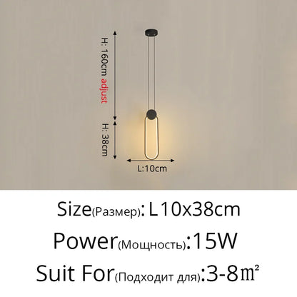 Modern LED Pendant Lights for Living Room Parlor Bedroom round Square Lamps Indoor Lighting Dropshipping Hanglamps Luminaire
