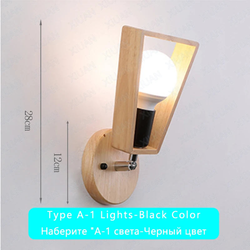 Black White Modern Ceiling Chandelier Lamp 3/5/6/8 Lights E27 Windmill LED Nordic Wooden Hanging Light for Living Room Bedroom