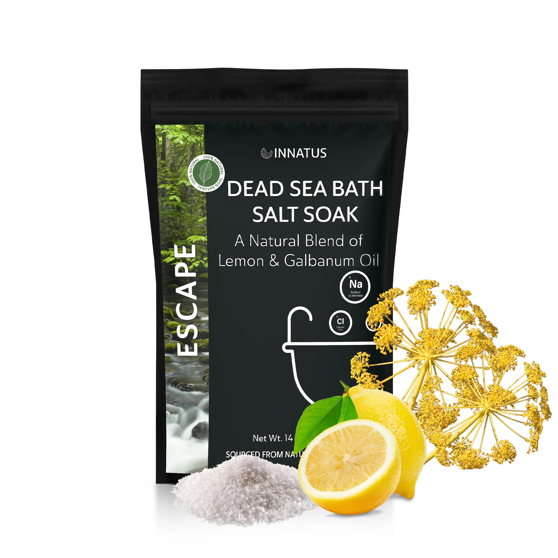 Bain de sel de mer Morte avec 21 minéraux
